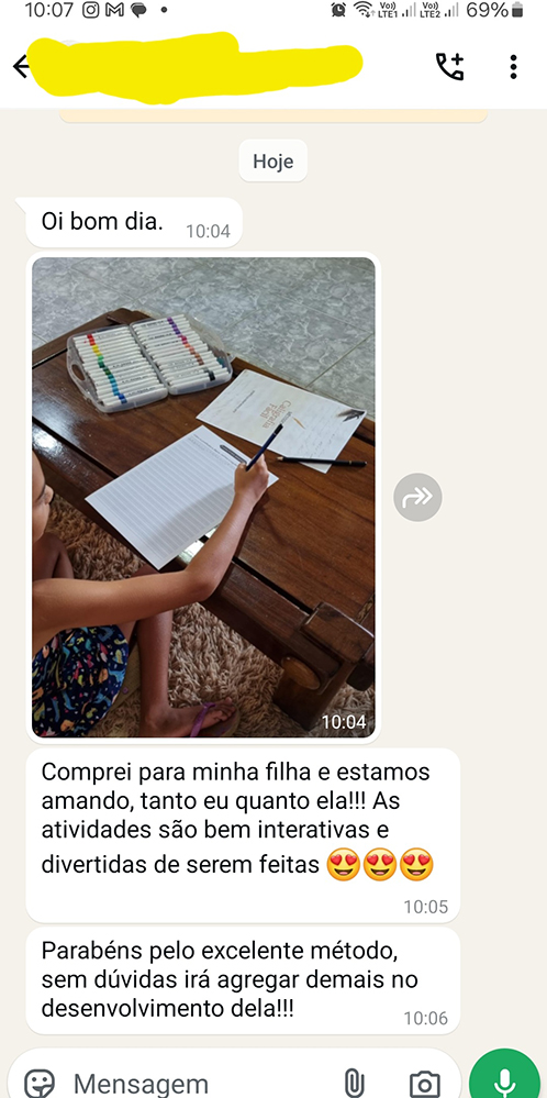 Depoimento de aluno 1